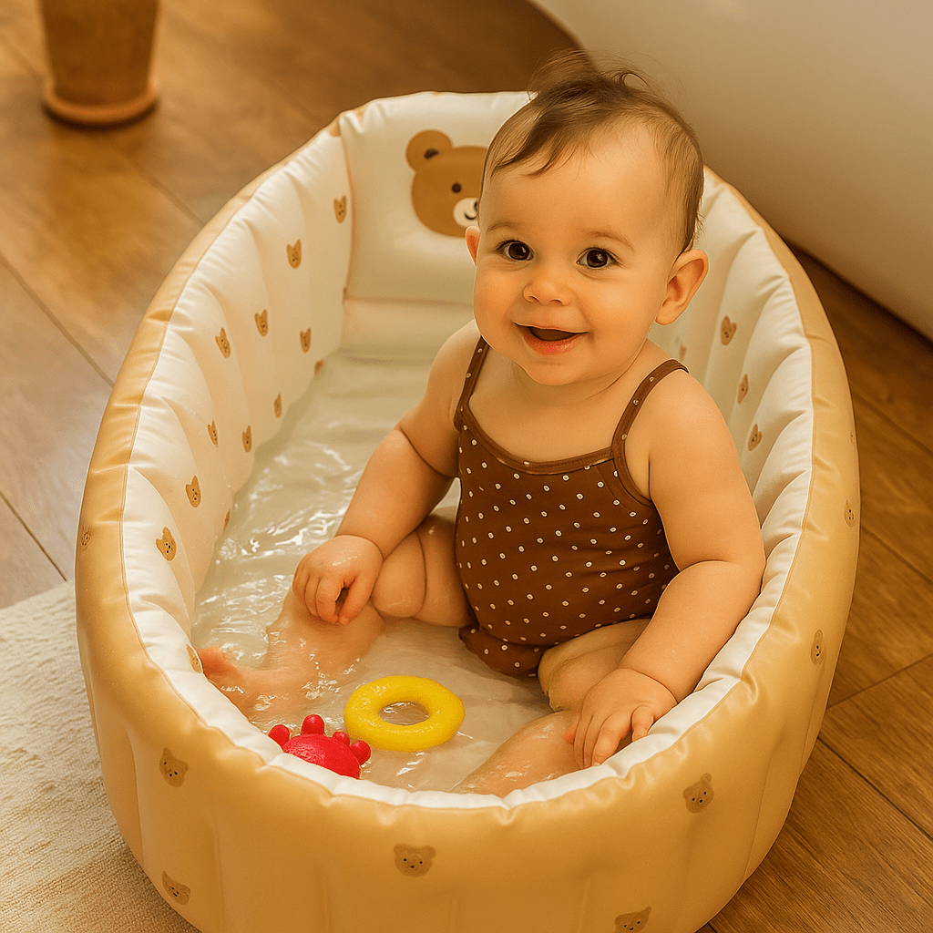 PamperPocket Inflatable Baby Bathtub