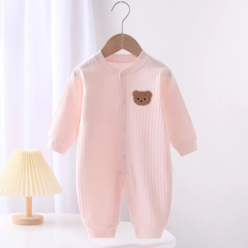 Autumn & Winter Cozy Baby Romper