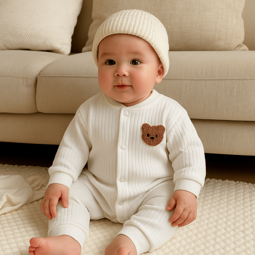 Autumn & Winter Cozy Baby Romper