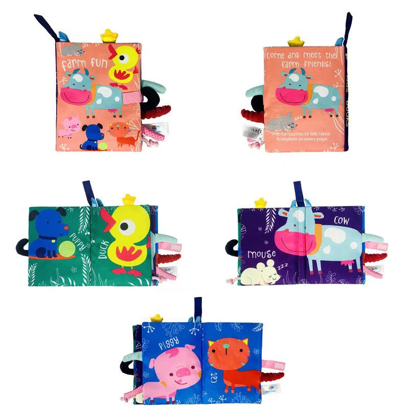Baby Cloth Book – Crinkle Sensory Book for Learning