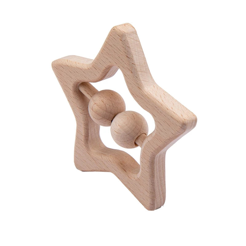 Montessori Baby Rattle – Sensory Toy for Brain & Motor Development