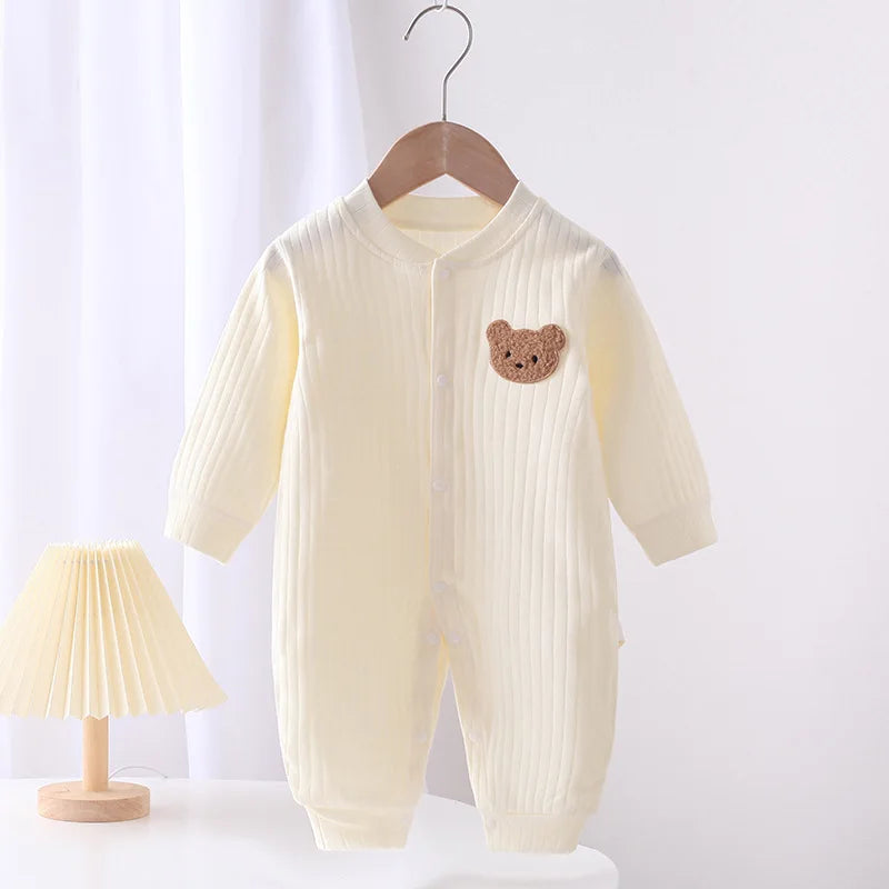 Autumn & Winter Cozy Baby Romper