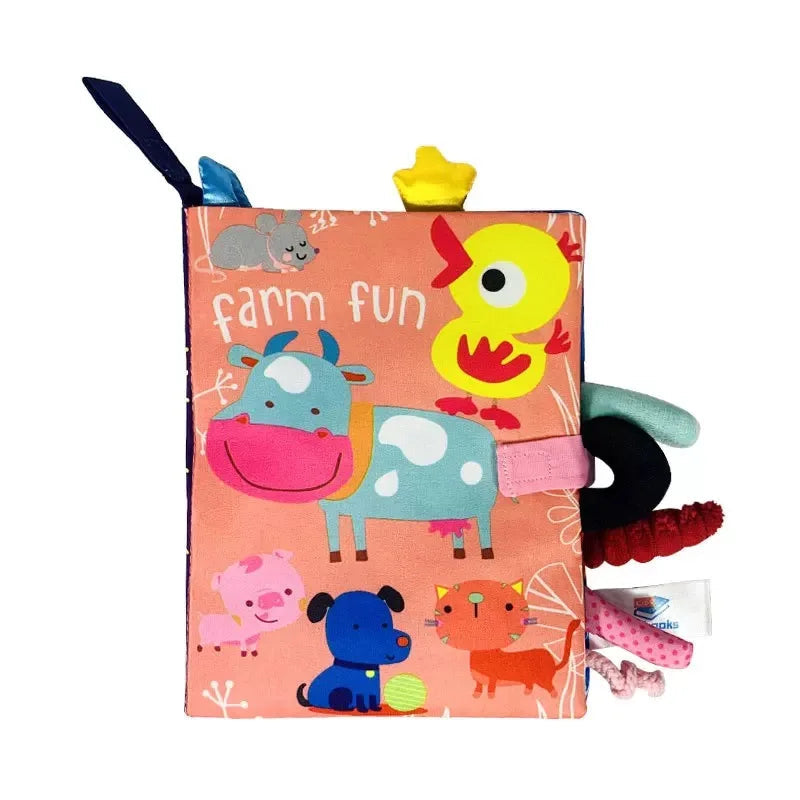 Baby Cloth Book – Crinkle Sensory Book for Learning