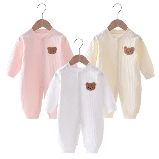 Autumn & Winter Cozy Baby Romper